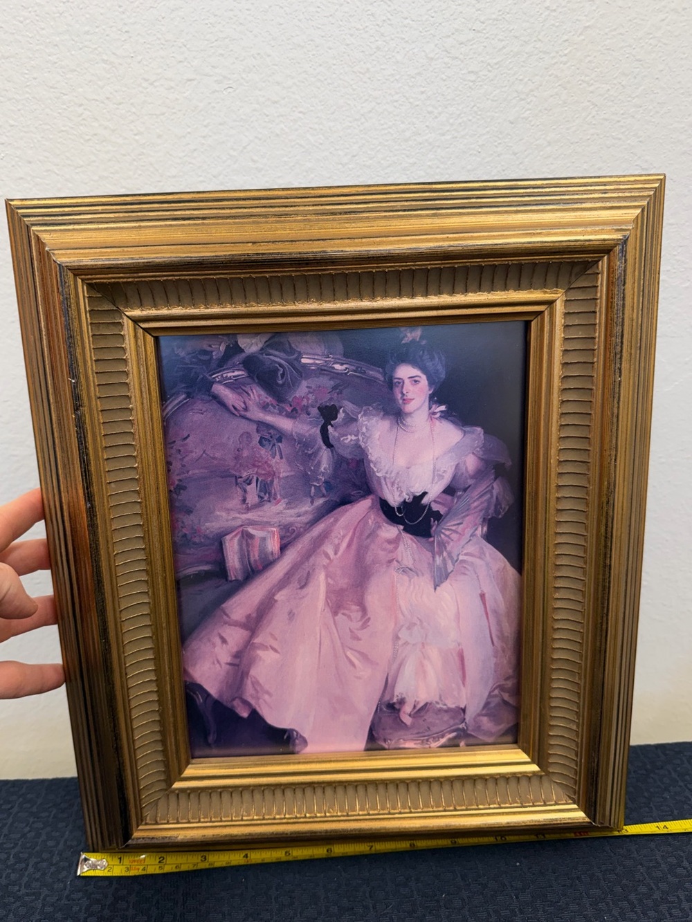 Vintage Gilded Gold Wood Frame w/ Sargent Print